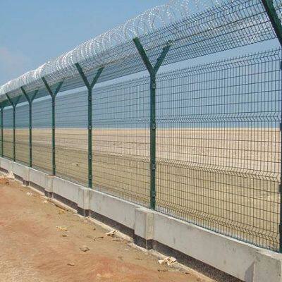 Decorative 3D Curved Welded Wire Mesh Fence - Galvanized or Powder Coated for Outdoor Security photo-2