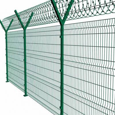 358 High Security Clearvu Anti-Climb Fence 358 Clear View Anti Climb Perimeter Wire Fence Panel для безопасности тюрем и аэропортов