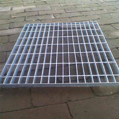 High Strength Steel Bar Grating Hot Dip Galvanized Anti-Slip Serrated Steel Grating for Platform Walkway and Drainage Cover