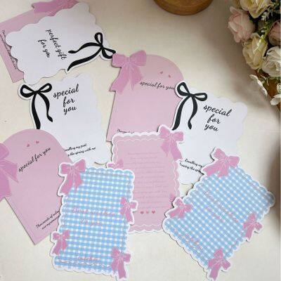 Hot sale customized paper thanks giving card