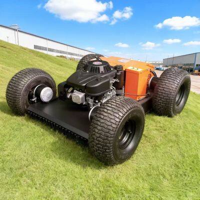 Удаленный пульт управления 4WD для триммера для кустов. Китайский производитель. Прямая продажа с завода. Удаленно управляемая машина для стрижки травы