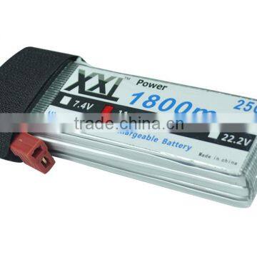 XXL 25C 3S 1800mah 11.1v Lipo Battery for airsoft /gun/RC model/hobby