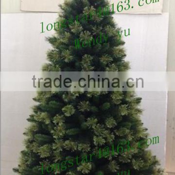 Wholesale christmas decorative,Flocked Snowing PVC Artificial Christmas trees with 9 sizes