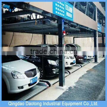 new compact outdoor mechanical car parking lot system