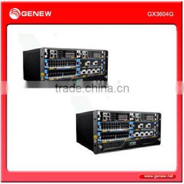 Genew GX3604G with 1.6Tbps widely backplane capacity and smooth upgrade to 40G/100G