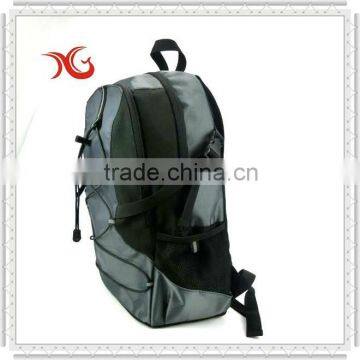 black simple sports backpack