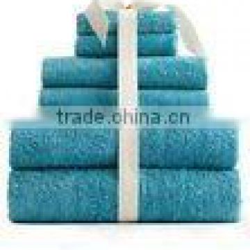 terry cotton towel set with Gift Towel Set