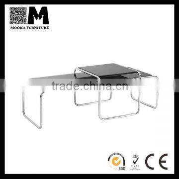 Economical Use Good Design Coffee Table Furniture Stainless Steel Material Section Table