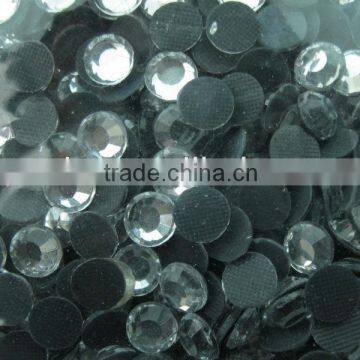 Rhinestone Hot Fix Iron on SS40(8.5mm) Glass Material Rhinestone Clear