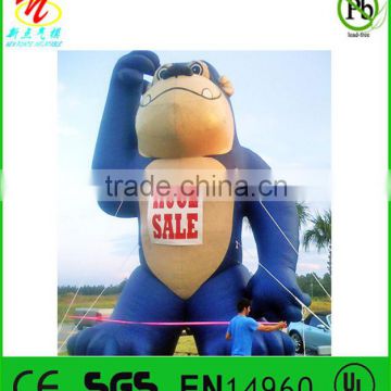 Inflatable animal ape giant inflatable advertising gorilla