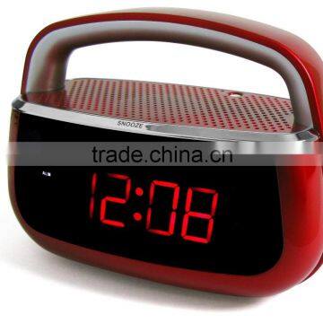 Very Hot Cheap Blue Big LED Portable Clock Radio photo-2