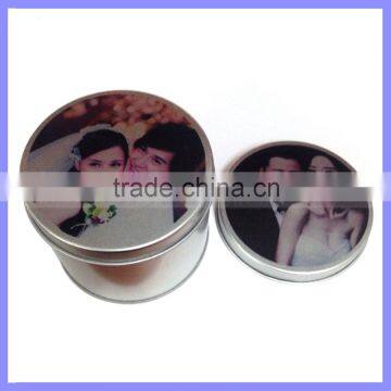 6 Shape Option Printing Available Wedding Gift Candy Box Custom Tin Box