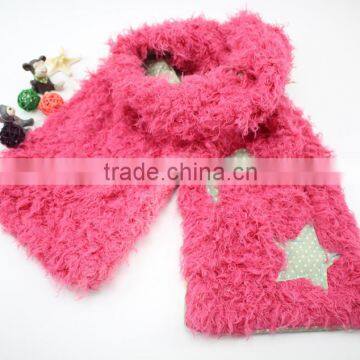 2015 Autumn Winter Newest Cotton and CamoFleece Moon Star Pattern Boys Girls Fashion Baby Scarf photo-3