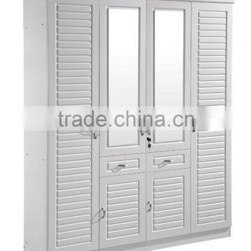 wardrobe 4 doors white color