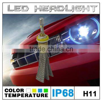 One Year Warranty LED H7 H11 Headlight Low Beam Bulbs