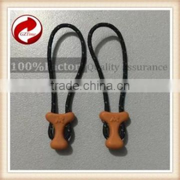 High quality best-selling Logo Fashion PVC rubber zipper puller design RF-023