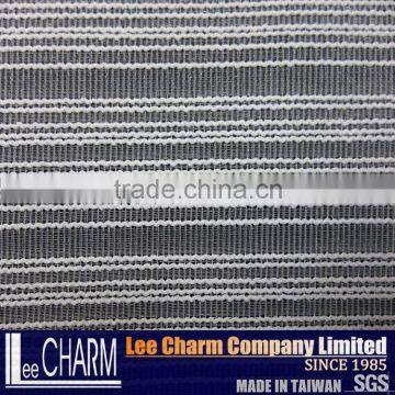 100 Polyester Thick Stripe Organza Fabric Textile