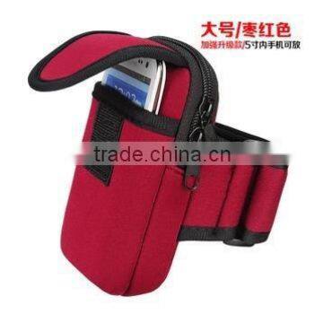 Sports neoprene arm bag/waist bag