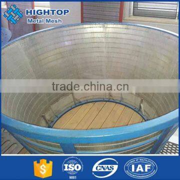 Centrifuge screen basket for refining petrochemical