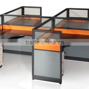 Factory customer customize modern 4 person panel office workstation( SZ-WS012)