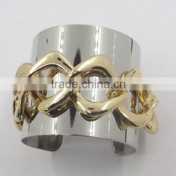 metal bangle soldered steel chains elegant bangles fashional jewelry