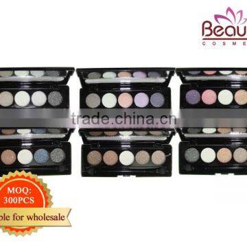 Wholesale Makeup palette soft and durable, small MOQ cosmetic, shiny and easily colored private label eyeshadow palette