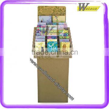 Christmas greeting card Cardboard promotional display stand