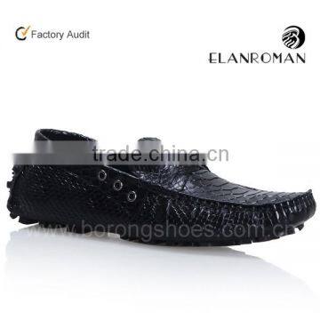 New style with Crocodile pattern mens boat shoes for 2016