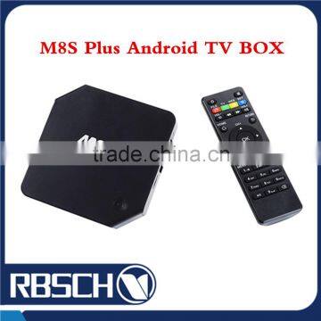 M8S Plus Android 5.1 Internet TV BOX Amlogic S905 Quad core Smart Full HD Media Player digital receivers