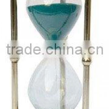 Hourglass with Metal Frame; Metal Sand Timer