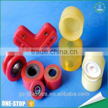 Wholesale Different Kinds Machining Cheap Polyurethane Roller Products Steel Injection Plastic pu Roller photo-4