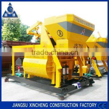 JS750 Double Horizontal automatic mixer