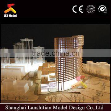 building scale model for gallery display