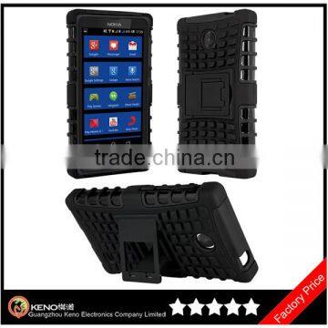 Keno Alibaba China Supplier 2015 TPU+PC Hybird Kickstand Case for Nokia X Case A110 Nokia X+