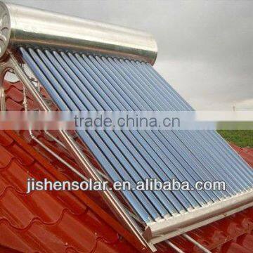 Safe Clean and Energy Saving Heat Pipe Solar Water Heate with Three Target Vacuum Tubes from Haining