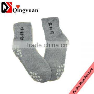 fancy style women's terry non-skid children winter socks