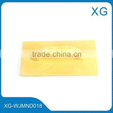 China cheap price plastic PU trowel/Yellow PU trowel with 14x28cm for building tools