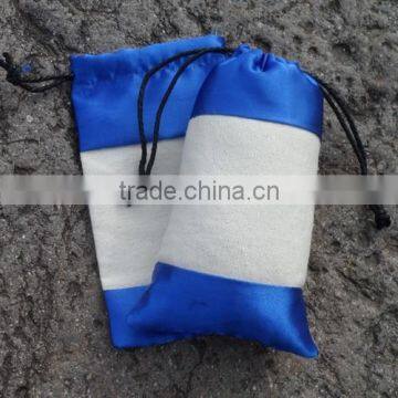 New Design Recycling Natrual Jute Drawstring Bags photo-3
