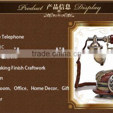 Three-dimensional Rose Pastoral Antique Telephones Retro Resin Was Alice photo-3