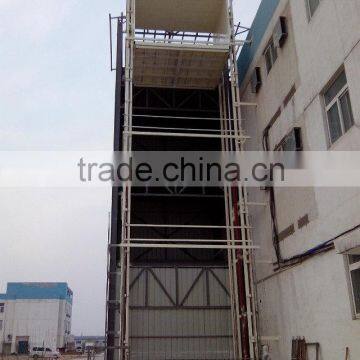 NEW building materials warehouse platform lift Guide rail hydraulic lifting platform