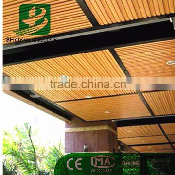 WPC fire resistant Cinema Acoustic Wall Panel 159*10mm