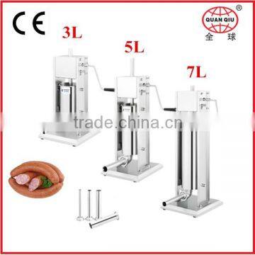 Vertial 3 liters sausage stuffing machine/CE approval/China supply....