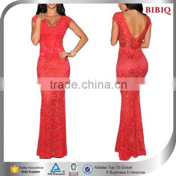 red lace nude dresses in salwar kameez deep v neck open back skater dress pink black sexy long evening dresses