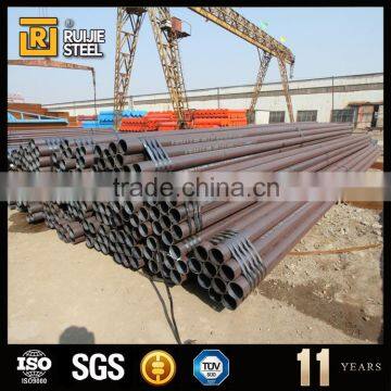 ansi b36.10 astm a106 b black steel pipe, tianjin factory welded black steel pipe/tube stk400