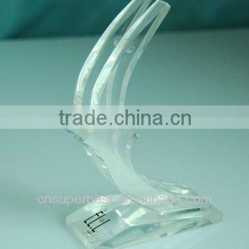 Dolphin shaped acrylic watch display stand