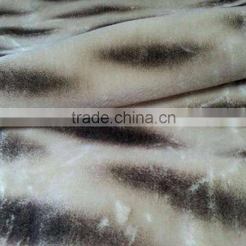 2014 Fashion fake fur fabric, Knitted Plush Fur Fabrics