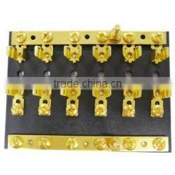 6-Gang Marine Fuse Terminal Block