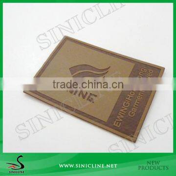 Sinicline Debossed pattern Leather Patch for Jeans