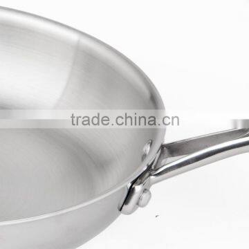 Charms Induction Bottom Triple Stainless Steel Cookware No Oil Fry Pan photo-6