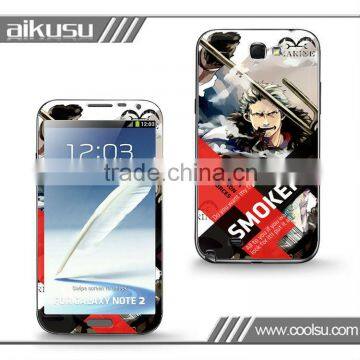 ONE PIECE Series!! skin decal for Samsung Note2 3M180C Material